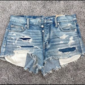 American Eagle Vintage High Rise jean shorts.